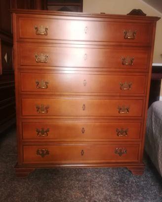 Letto salva spazio con mobile in legno