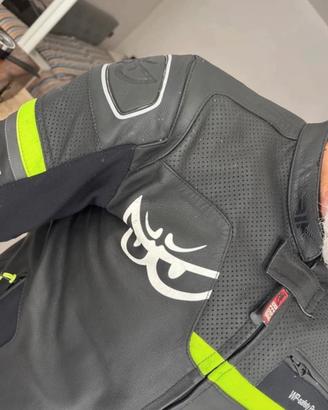 Giubbetto in pelle moto Berik