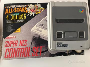 Super Nintendo SNES –Console originale con scatola