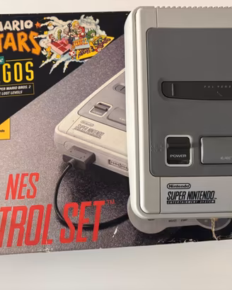 Super Nintendo SNES –Console originale con scatola