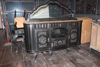 Credenza con vetro