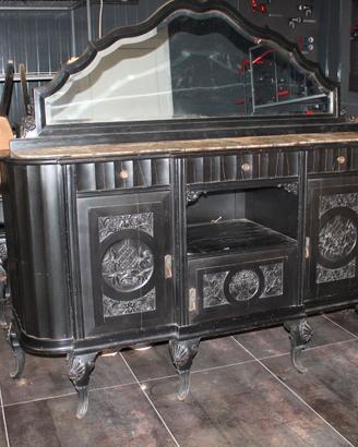 Credenza con vetro
