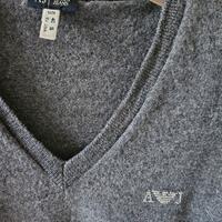 Maglione scollo a V lana Armani Jeans