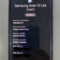 Samsung Note 10 Lite