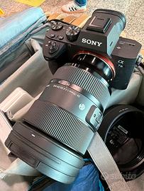 Sony a7 iii+sigma 24-70 art+tamron 70/180+zeiss 55