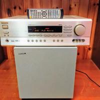 Sintoamplificatore ONKYO TX-SR501E+casse+subwoofer