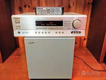 Sintoamplificatore ONKYO TX-SR501E+casse+subwoofer