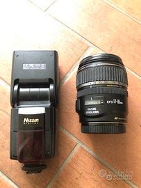 Obbiettivo Canon EF-S 17-85 + Flash Nissin DI86