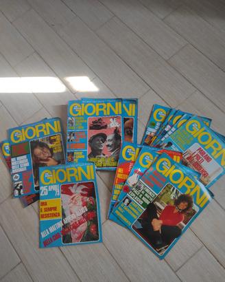 Riviste vintage anni 70 da collezione 