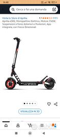 monopattino elettrico Aprilia sr2 Nuovo350w