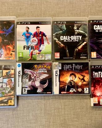 Giochi Ps3 e Nintendo DS