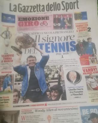La Gazzetta dello Sport: Nicola Pietrangeli