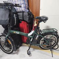 Bici elettrica pieghevole