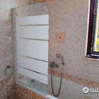 Parete vetro paraschizzi da vasca da bagno 