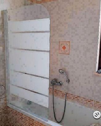 Parete vetro paraschizzi da vasca da bagno 