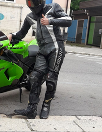 Tuta moto divisibile suomy