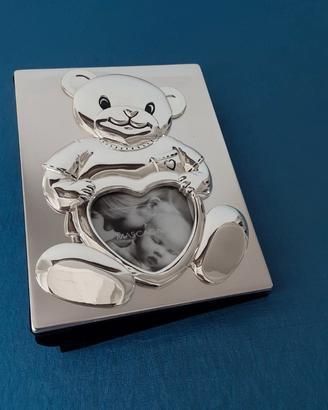 Portafoto bimbi - Laminato argento