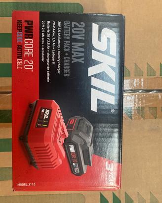 KIT BATTERIA E CARICA BATTERIA SKIL