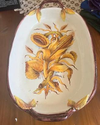 Piatto da portata in ceramica Leoncini Ceramiche