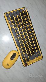 tastiera logitech pop + mouse