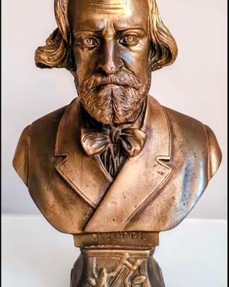 Scultura bronzo G. Verdi