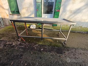 Tavolo acciaio inox