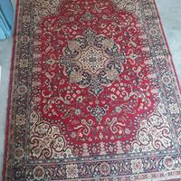 pregiato tappeto tessuto a mano due palme zenit