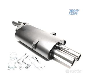 SILENZIATORE DI SCARICO BMW E46 98-07 ACCIAIO
