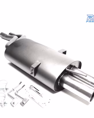 SILENZIATORE DI SCARICO BMW E46 98-07 ACCIAIO