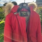 Giubbotto woolrich rosso