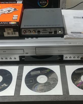 KIT DIGITALIZZAZIONE VHS COMPLETO LG+TERRATEC