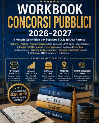 Workbook concorsi pubblici 2026-2027