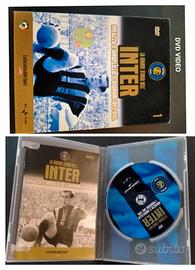 INTER Libro ufficiale+DVD+scudet/mascotte+figurine