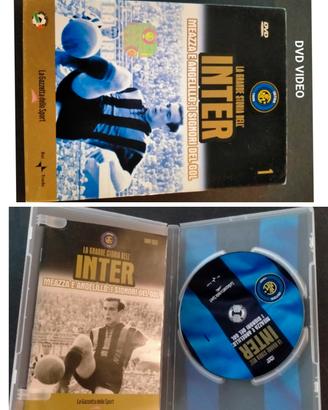 INTER Libro ufficiale+DVD+scudet/mascotte+figurine