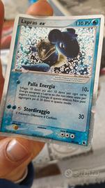 "Lapras ex". Carte Pokemon vintage 