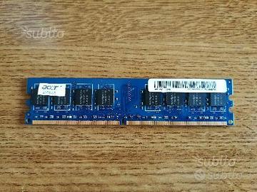 Memoria RAM 1GB DDR2-800 usato in ottime condizion