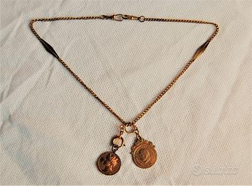 Catenina d'epoca fascista “DIEDE ORO ALLA PATRIA”