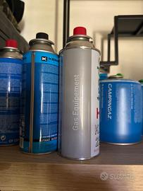 Carpfishing campeggio fornello e gas ricariche