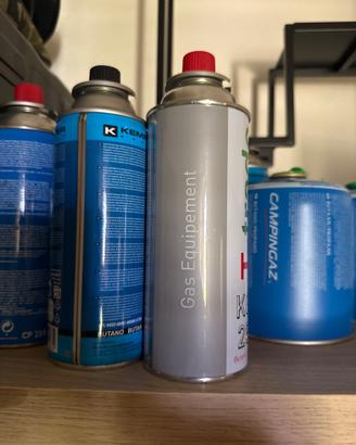 Carpfishing campeggio fornello e gas ricariche