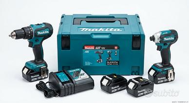 Trapano e avvitarore Makita con 2 batterie incluse