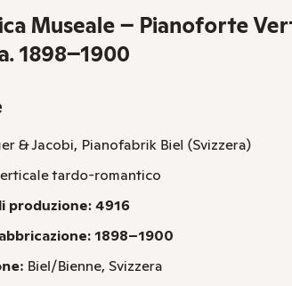 pianoforte verticale Burger & Jacobi