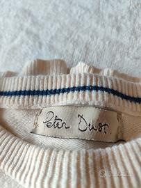 Maglione/Pullover bianco Peter Dust taglia S uomo