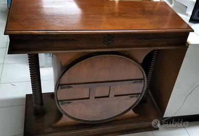 Mobile bar in legno noce 