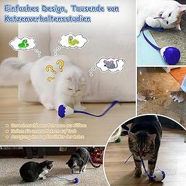 lifefav Giocattolo Autonomo per gatti a Batteria