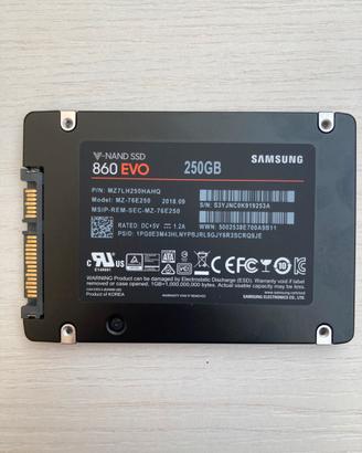 Ssd Samsung 860 Evo 250GB