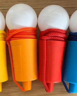 Lampadine da appendere con cavo NUOVE MAI USATE