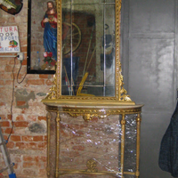 Specchiera oro zecchino