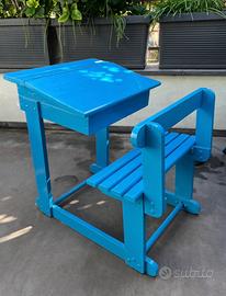 Banco scuola elementare originale