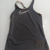 Canotta Nera Nike per bambina 10 anni