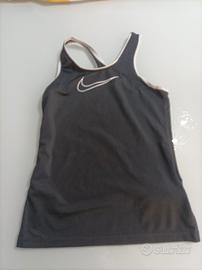 Canotta Nera Nike per bambina 10 anni